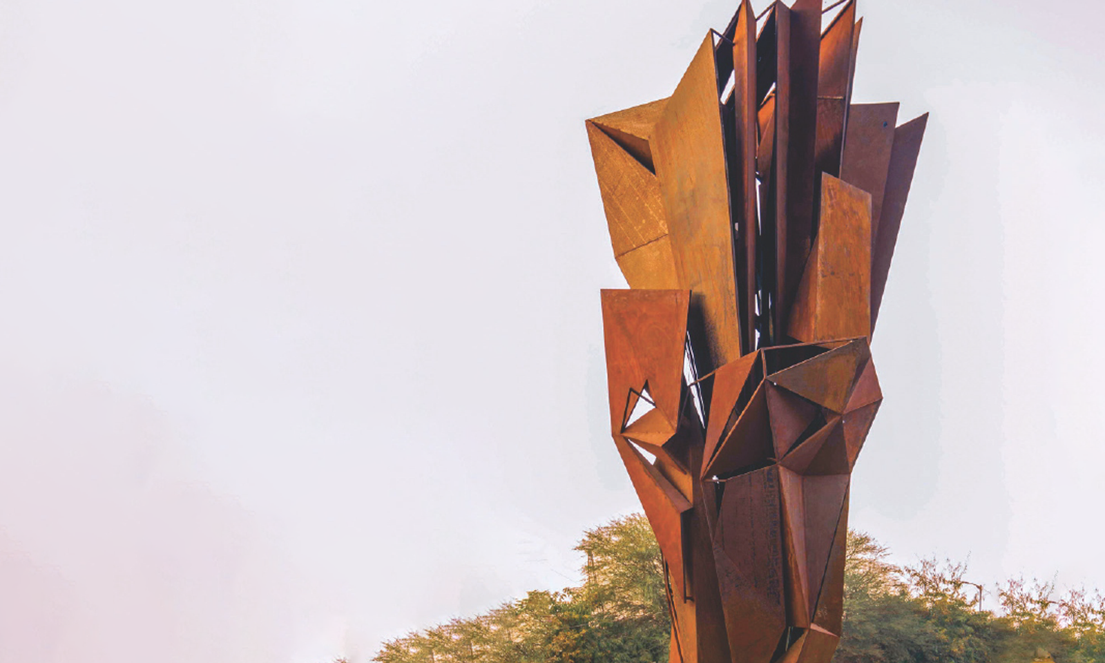 Radha Patel metal sculpture detail